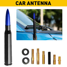 Blue Car Bullet Antenna 50 Cal Fmam Radio Signal Mast Power For Jeep Wrangler