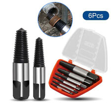 6pcs Easy Out Drill Bits Screws Bolt Remover Set Easy Out Drill Bits Bolt Stud