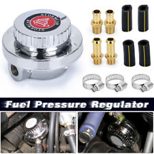 Auto Adjustable 1-5 Psi Oil Fuel Pump Pressure Regulator 8mm 10mm Hose Car
