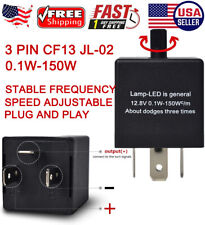 3-pin Cf13 Jl-02 Adjustable Led Flasher Relay For Car Turn Signal Light Bulbs Us