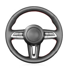 Custom Leather Steering Wheel Cover For Mazda Cx-30 Cx30 Mazda 3 Axela 2019-2020