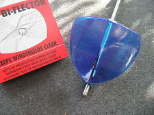 New Vintage Style Blue Windshield Bug Deflector 