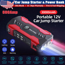 Car Battery Charger Jump Starters Booster Jumper Box Power Bank Durable Portable