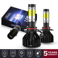 Led Headlight High Bulbs 9005 2x For Ford Police Interceptor Utility 2013-2019
