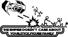 The Empire Doesnt Care About Your Stick Figure Family Darth Vader Tie Fight