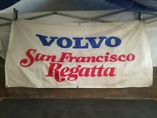 Vintage Sign Volvo San Francisco Regatta Banner Flag Boat Racing Sailing Yacht