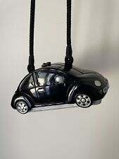Timmy Woods Extremely Rare Signed Black Volkswagen Beetle Car Purse Handbag