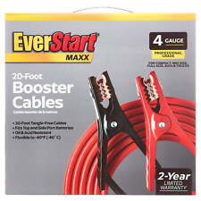 Everstart Maxx 4-gauge Professional Grade 20-foot Booster Cables