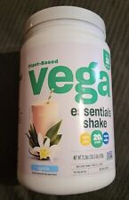 Vega Plant-based Essentials Shake Vanilla 21.9oz Exp 1124
