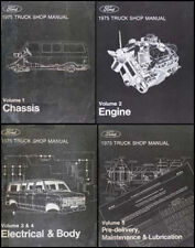 1975 Ford Truck Shop Manual Set Pickup Bronco Econoline Van F100 F150 F250 F350