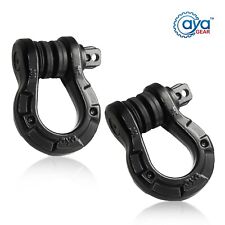 Aya Gear 34 Premium D-rings Shackle 2pk66000 Lbs Break Strength W 78 Pin