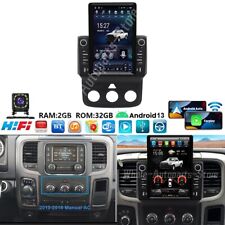 For 2013-2018 Dodge Ram 1500 2500 3500 Carplay Radio Android 13 Gps Wificamera