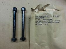 For Jeep Willys M38a1 Rear Leaf Spring Center Bolt Pair 2 Wo-119935 Nos G758