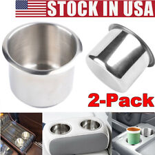 2pcs Stainless Steel Car Cup Drink Holders For Marine Boat Truck Camper Rv 2023