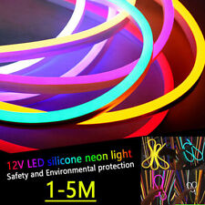 Led Strip Lights Flexible Neon Flex Rope Lights Waterproof Outdoor Lighting 12v