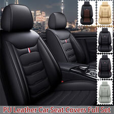 For Volvo Car Seat Cover Full Set 5-seats Leather Frontrear Protectors Cushion