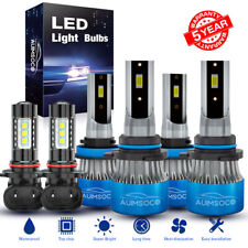 For Toyota Tundra 2007 2008-2012 2013 - 6x Led Headlight Fog Light Bulbs 6000k