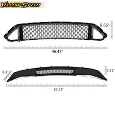 Fit For 18-21 Ford Mustang Turn Signal Led Drl Light Upper Lower Bumper Grille