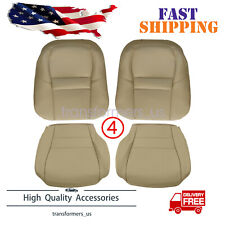 Fit For 2007 2008 2009 2010 2011 Honda Crv Both Side Leather Seat Cover Tan 4pcs