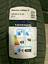 1 New 225 55 16 Vredestein Wintrac Xtreme S Snow Tire