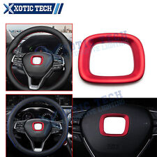 1pc Jdm Racing Interior Center Steering Wheel Logo Abs Cover For Honda Accord