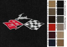 Lloyd Mats Velourtex Chevrolet Impala Cross Flags Front Floor Mats 1958-1971