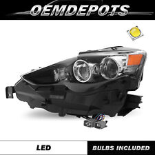 Left Driver Led Headlight For 2014 2015 2016 Xe30 Lexus Is250 Is200t Is300 Is350