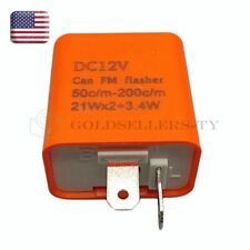 2pin 12v Electronic Led Flasher Relay Fix Turn Signal Bulbs Hyper Flash Issue