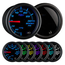 Glowshift 52mm 7 Color Turbo Boost Psi Gauge Kit W Smoked Lens