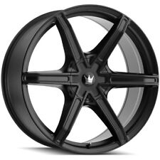 Mazzi 371 Stilts 24x9.5 5x1155x120 18mm Matte Black Wheel Rim 24 Inch