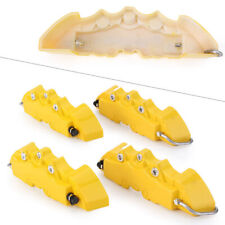 4x Front Rear Disc Brake Caliper Covers Parts Universal For 16-17 Wheel Yellow