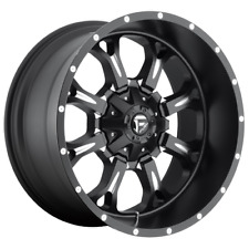 20 Inch Black Rims Wheels Fuel Krank D517 20x10 -18 6x5.5 135 Lug Chevy Gmc Ford