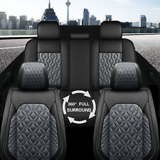 For Jeep Wrangler 2003-2017 Car 5-seat Cover Frontrear Pad Full Set Pu Leather