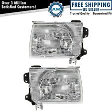 Headlights Headlamps Pair Set Left Right For Nissan Frontier Pickup Truck