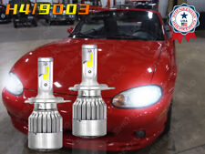 For Mazda Miata 1999-2000 - Pair Led Headlight H4 9003 6000k White Highlow Beam