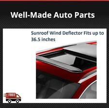 Avs 78062 Up To 36.5 Inches Universal Smoke Pop-out Sunroof Wind Deflector Fits