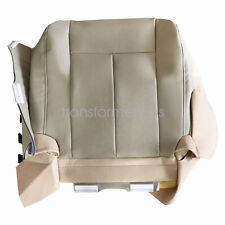 For 2007-2014 Ford Expedition Driver Bottom Perforated Leather Seat Cover Tan