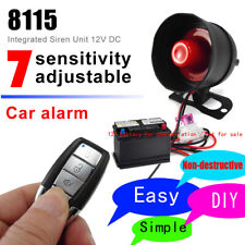 Car Security System Horn Siren Alarm With 2 Rc Controls Anti-theft Alarm System
