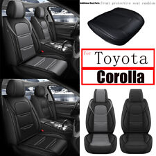 Front Rear Car Seat Covers Faux Leather For Toyota Corolla2000-2019 Cushion