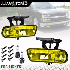 Yellow Bumper Fog Lights Driving Lamps Fit For 2000-2006 Chevy Suburban Tahoe
