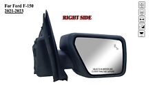 Passenger Right Side Mirror Power Heat With Signal Light For 21 To 24 Ford F-150