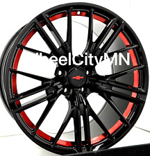 20 Gloss Black Red Oe 5773 Replica Zl1 Wheels Fits Chevy Camaro 2010 2023 5x120