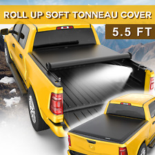 5.5ft W Led Lamp Roll-up For 2007-2013 Toyota Tundra Truck Vinyl Tonneau Cover