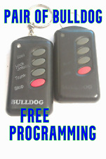 Pair Of Bulldog Keyless Remote Start Fob Transmitter 2846102640 J3stxjs1194