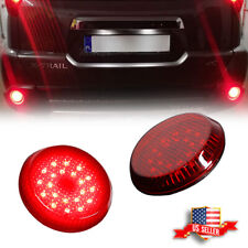Led Red Rear Bumper Reflectors Tail Brake Lights For Toyota Sienna Corolla Etc