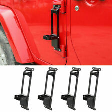 Folding Door Hinge Steps Door Pedal For Jeep Wrangler Jk Jl Jt 07-23 Black Parts