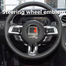 3.35 3d Square Roush Steering Wheel Center Emblem Badge Sticker For Mustang