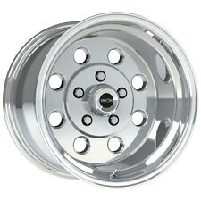 15x10 Vision Sport Lite Pro Drag Polished Racing Wheel 5x4.75 4.5bs 1pc No Weld