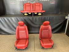 2005-2007 Ford Mustang Leather Seats Hot Rod Aberdeen Red Kr