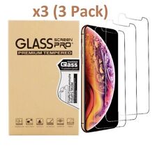 3x Tempered Glass Screen Protector For Iphone 15 14 13 12 11 Pro Max X Xs Xr 8 7